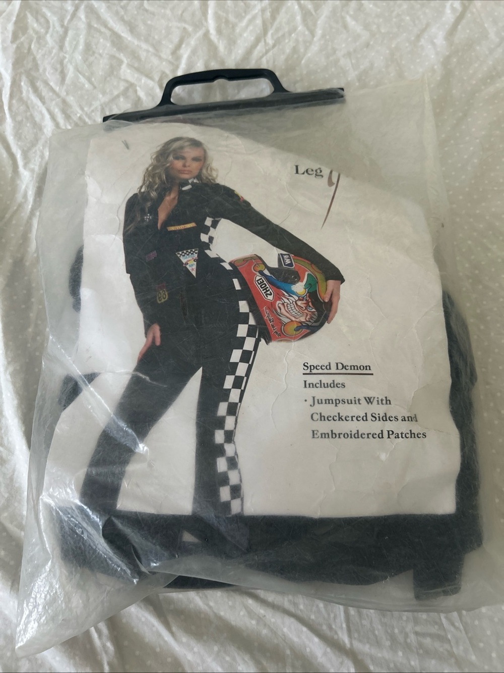 LEG AVENUE Speed DEMON halloween costume Racing Sexy Driver M/L